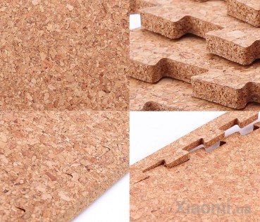 Коврик пазл для детей Xiaomi SON OF OAK из пробкового дерева 119.2cm/119.2cm/16pcs